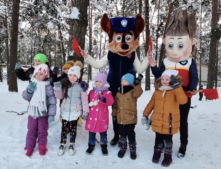 Весёлые старты «Снежные обгонялки в Гезгалах