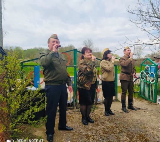 «Военная агитбригада» в д. Малая Полонка