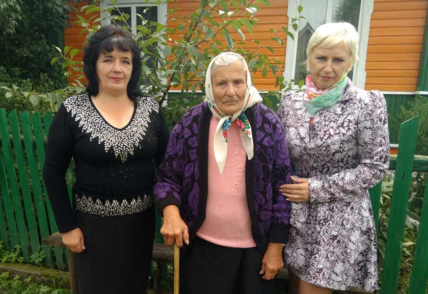 Марыю Шышню шанавалі за працавітыя рукі