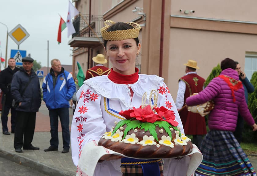Дзятлаўчане на абласных “Дажынках” у Скідзелі