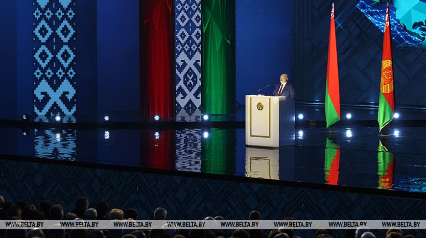 Александр Лукашенко обратился с ежегодным Посланием к белорусскому народу и Национальному собранию