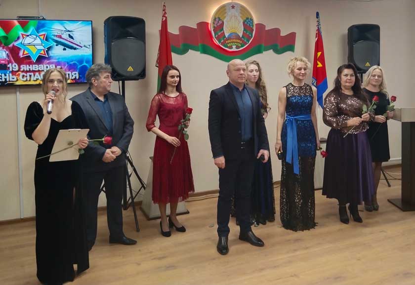 В Дятловском райотделе МЧС прошли торжественные мероприятия