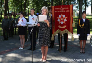 Подробнее о статье Нам даверана памяць. Дзятлаўчане адзначылі 80-годдзе вызвалення горада ад нямецка-фашысцкіх захопнікаў