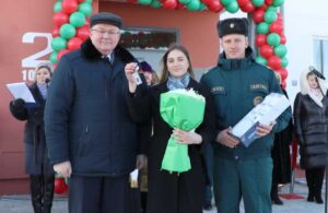 Подробнее о статье Новыя кватэры – для абаронцаў Айчыны і іх сем’яў