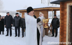 Подробнее о статье У гарпасёлку Казлоўшчына асвяцілі купель